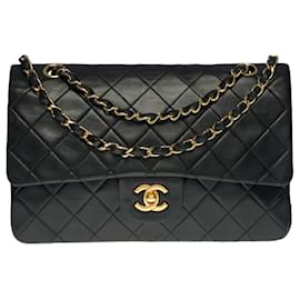 Chanel-Sac Chanel Zeitlos/Klassisches schwarzes Leder - 100539-Schwarz