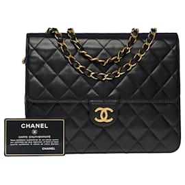 Chanel-Sac Chanel Timeless/classic black leather - 101100-Black