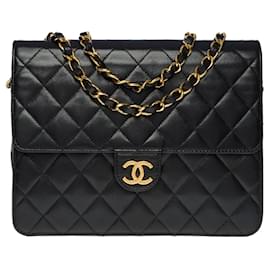 Chanel-Sac Chanel Timeless/classic black leather - 101100-Black