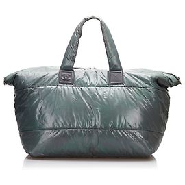 Chanel Green Coco Cocoon Reisetasche Grün Dunkelgrün