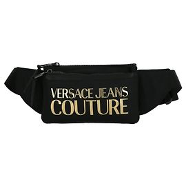 Versace Jeans Couture Gürteltasche mit Versace Jeans-Logo-Print Schwarz