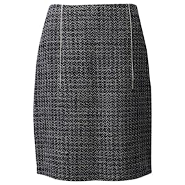 Prada-Prada Pencil Skirt in Grey Wool-Grey