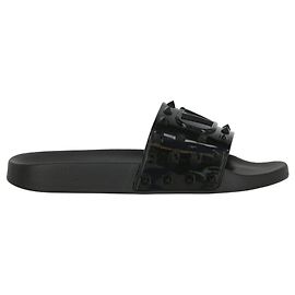 Valentino Garavani Valentino Vlogo Rockstud Flat Slides Black