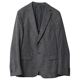 Ermenegildo Zegna-Z Zegna Einreihige Blazerjacke aus grauer Wolle-Grau