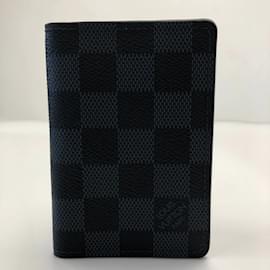 Louis Vuitton-Damier Graphite Pocket Organizer N63210-Blue
