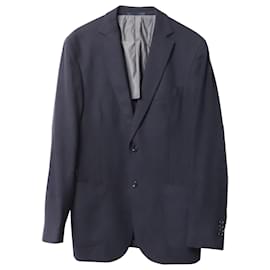 Ermenegildo Zegna-Z Zegna Blazer Jacket in Navy Blue Wool-Navy blue
