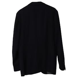 Ermenegildo Zegna-Z Zegna Blazer Jacket in Navy Blue Wool-Navy blue