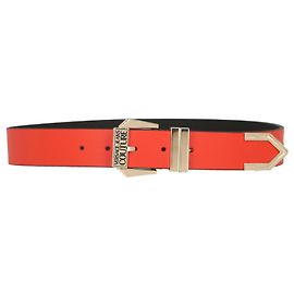 Versace Jeans Couture Versace Jeans Cinto com fivela de logo Laranja