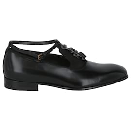 Gucci-Gucci Ankle Strap Loafers-Black