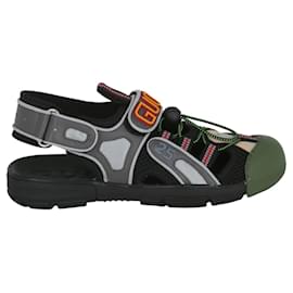 Gucci-Gucci Tinsel Sports Sandals-Multiple colors