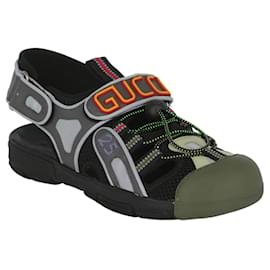 Gucci-Gucci Tinsel Sports Sandals-Multiple colors