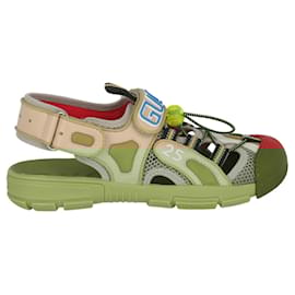 Gucci-Gucci Tinsel Sports Sandals-Multiple colors