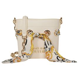 Versace Jeans Couture Minibolso de hombro con bufanda anudada de Versace Jeans Blanco