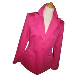 Chaqueta Hallhuber Fucsia de Algodón Fucsia