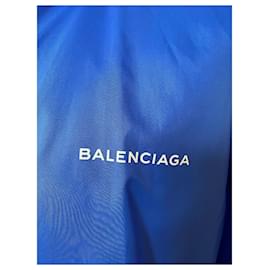 Balenciaga-Blue outdoor parka jacket-Blue