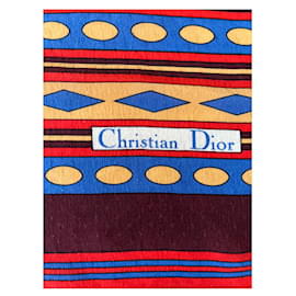 Christian Dior-Foulards de soie-Multicolore