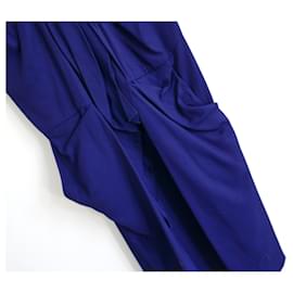Marni-Marni Vestido Morado De Crepé Drapeado-Púrpura