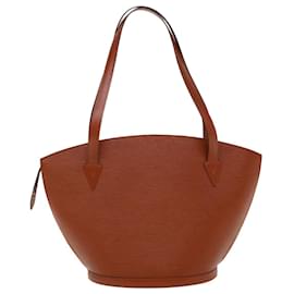 Louis Vuitton-LOUIS VUITTON Epi Saint Jacques Shopping Shoulder Bag Brown M52263 LV Auth 38440-Other