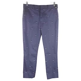 Fendi-Chino Fendi 42-Bleu