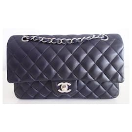 Chanel-Bolso Chanel Classic mediano-Azul marino