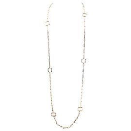 Collar largo Dinh Van, "Impresión", oro amarillo. Otro