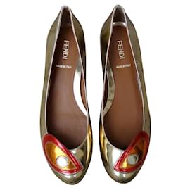 Fendi-Ballet flats-Multiple colors,Golden