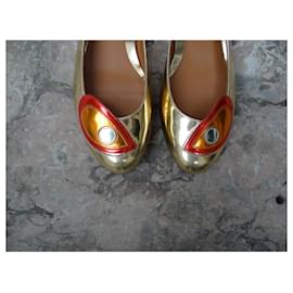 Fendi-Ballet flats-Multiple colors,Golden
