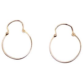 Autre Marque Brincos de ouro amarelo 750%oh argolas finas Gold hardware