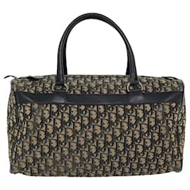 Christian Dior-Christian Dior Trotter Sac Boston en toile Navy Auth rd4477-Bleu Marine