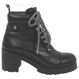 Stivali biker Miu Miu 38 Nero