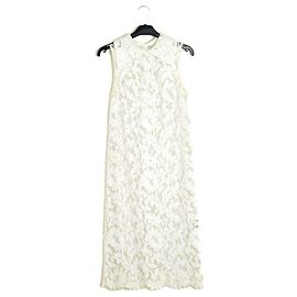 Robe en dentelle Christopher Kane Crème Taille 36 Écru