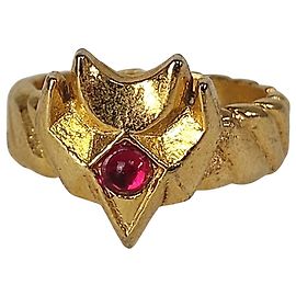 Vintage vergoldeter Ring Golden