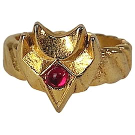 Vintage-Vintage vergoldeter Ring-Golden