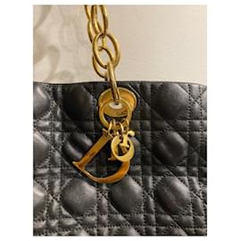 Dior-Lady Dior Soft Tote-Black