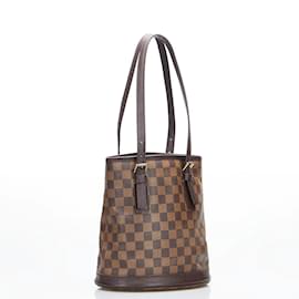 Louis Vuitton-Damier Ebene Marais Bucket Bag N42240-Brown
