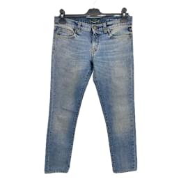 Saint Laurent-SAINT LAURENT Jeans-T.US 27 Denim Jeans-Blau