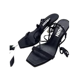 Autre Marque-NON SIGNE / UNSIGNED  Sandals T.eu 37 Leather-Black