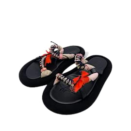 Autre Marque-NON SIGNE / UNSIGNED  Sandals T.eu 40 glitter-Black