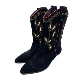 POLO RALPH LAUREN Bottes T.US 9.5 suédée Noir