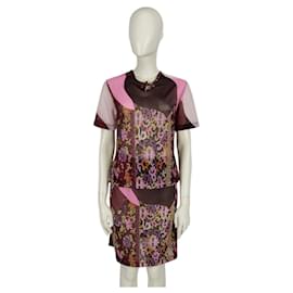 Vintage-Alice-Anzug mit Blumendruck-Mehrfarben