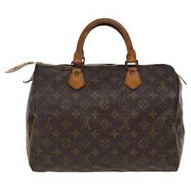 Louis Vuitton-Louis Vuitton Monogram Speedy 30 Hand Bag M41526 LV Auth bs4502-Monogram