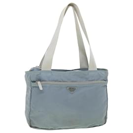 Prada-PRADA Shoulder Bag Nylon Light Blue Auth 38497-Light blue
