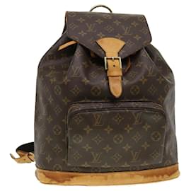 Louis Vuitton-LOUIS VUITTON Monogram Montsouris GM Backpack M51135 LV Auth rd4450-Other