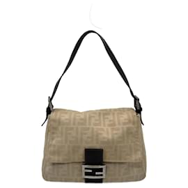 Fendi-Toile Beige Fendi Baguette Mamma-Beige