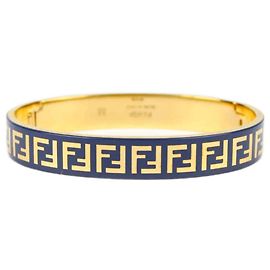FENDI Bracciali T.  metallo Blu navy