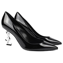 Saint Laurent-SAINT LAURENT  Heels T.eu 38 Leather-Black