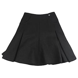 Chanel-CHANEL  Skirts T.FR 36 Tweed-Black