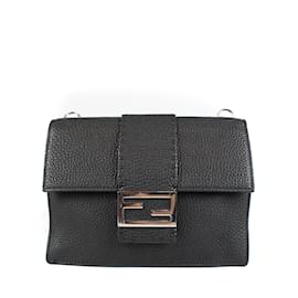 Fendi-Sacs à main FENDI T.  cuir de vachette-Noir