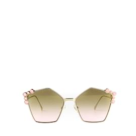 Fendi-FENDI Sunglasses T.  Metal-Golden