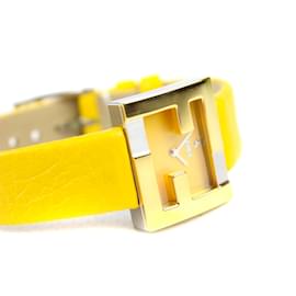 Fendi-Relógios FENDI T.  aço-Amarelo